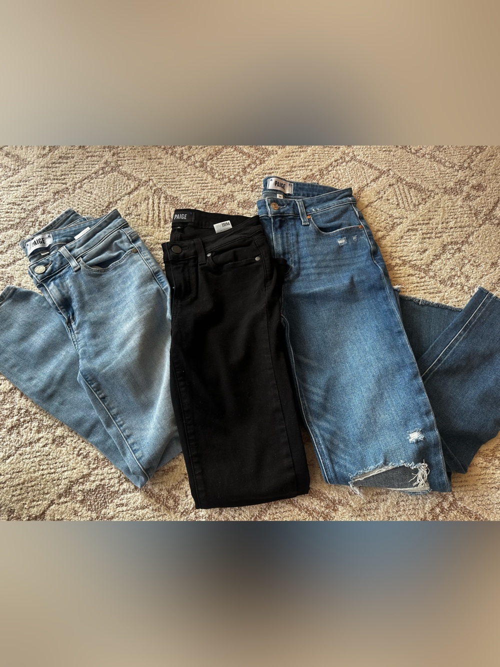 PAIGE Jeans collection bundle 26 Verdugo Cindy 3 Pair all like new